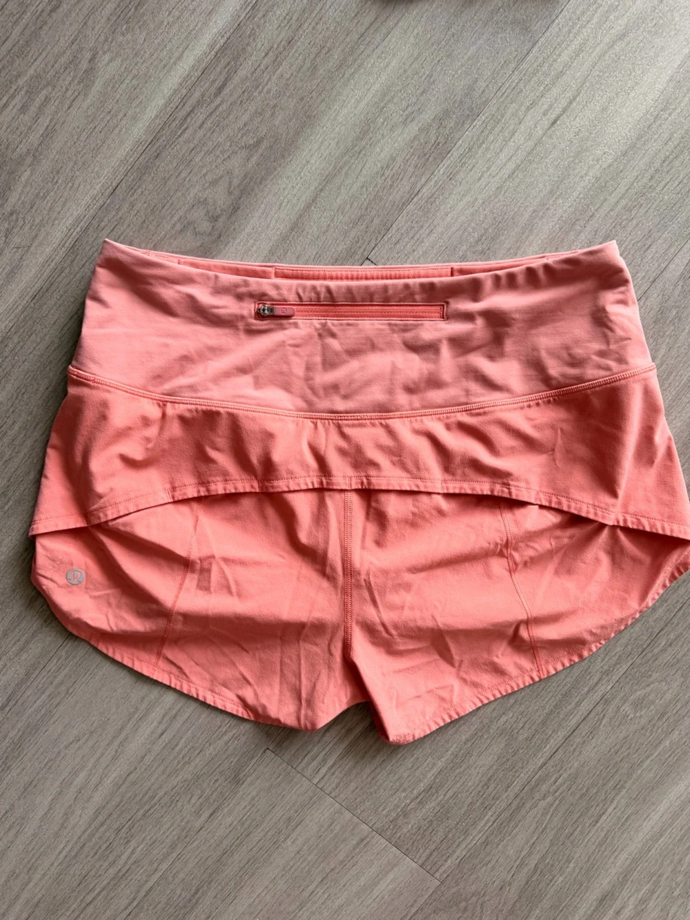 lululemon athletica Coral Pink Run Shorts